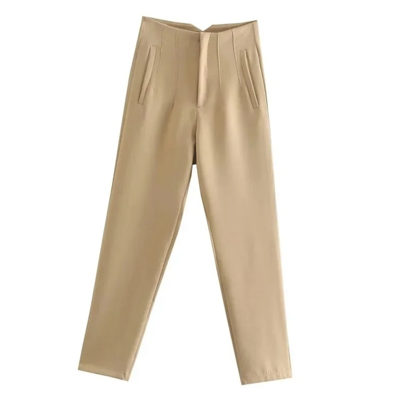 Office Wear High waist Pants for Women - Picture 2 of 2